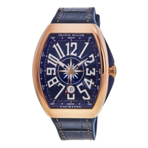 Vanguard Yachting Rose Gold Blue Dial Men's Watch V 45 SC DT YACHTING 5N (BL)
