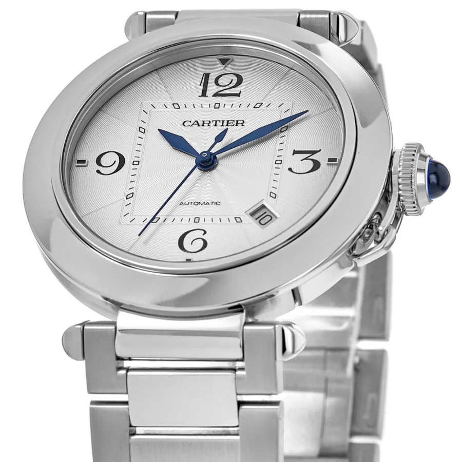 Pasha 41mm Silver Dial Steel Men's Watch WSPA0009 - Image 3