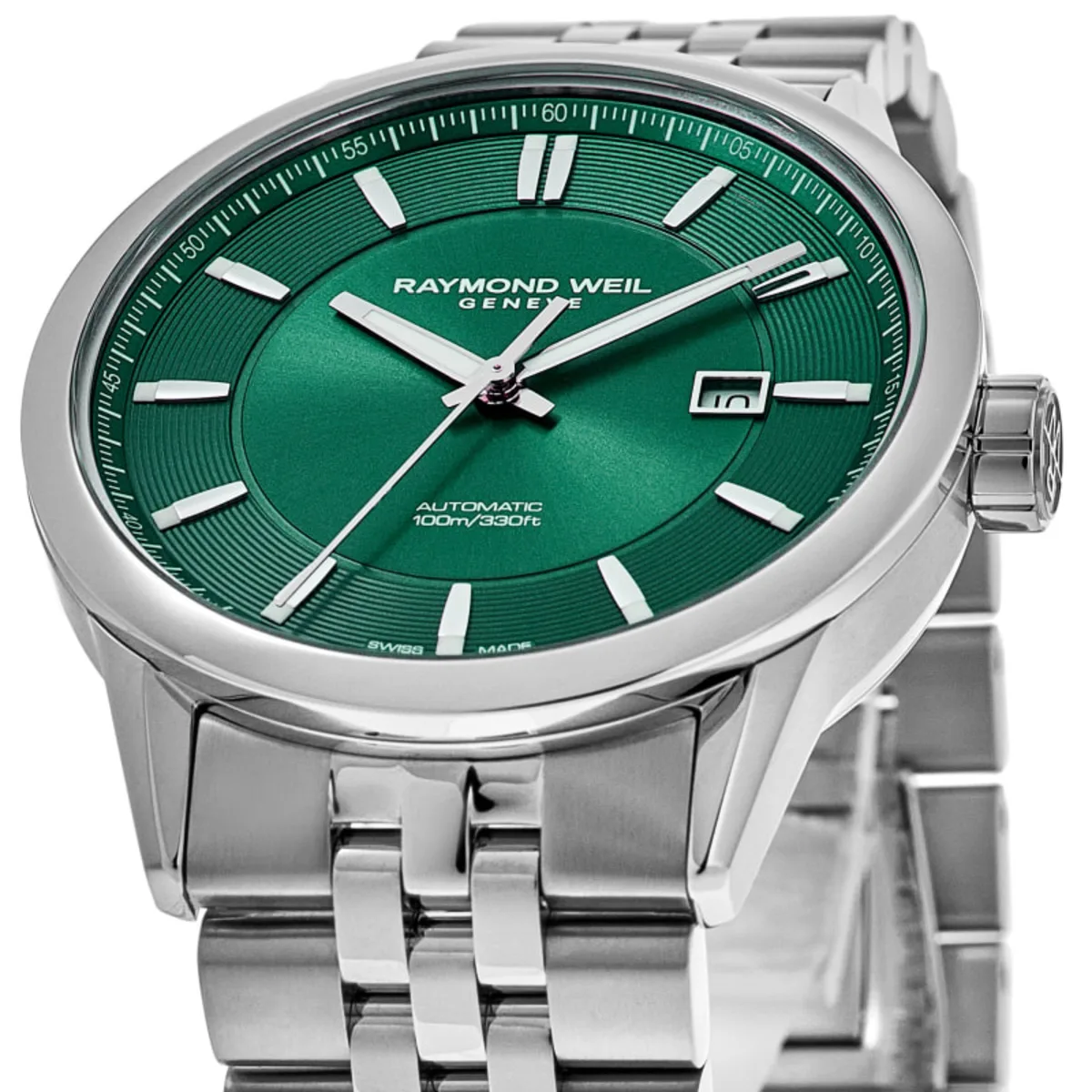 Freelancer Automatic Date Green Dial Steel Men's Watch 2731-ST-52001 - Image 2