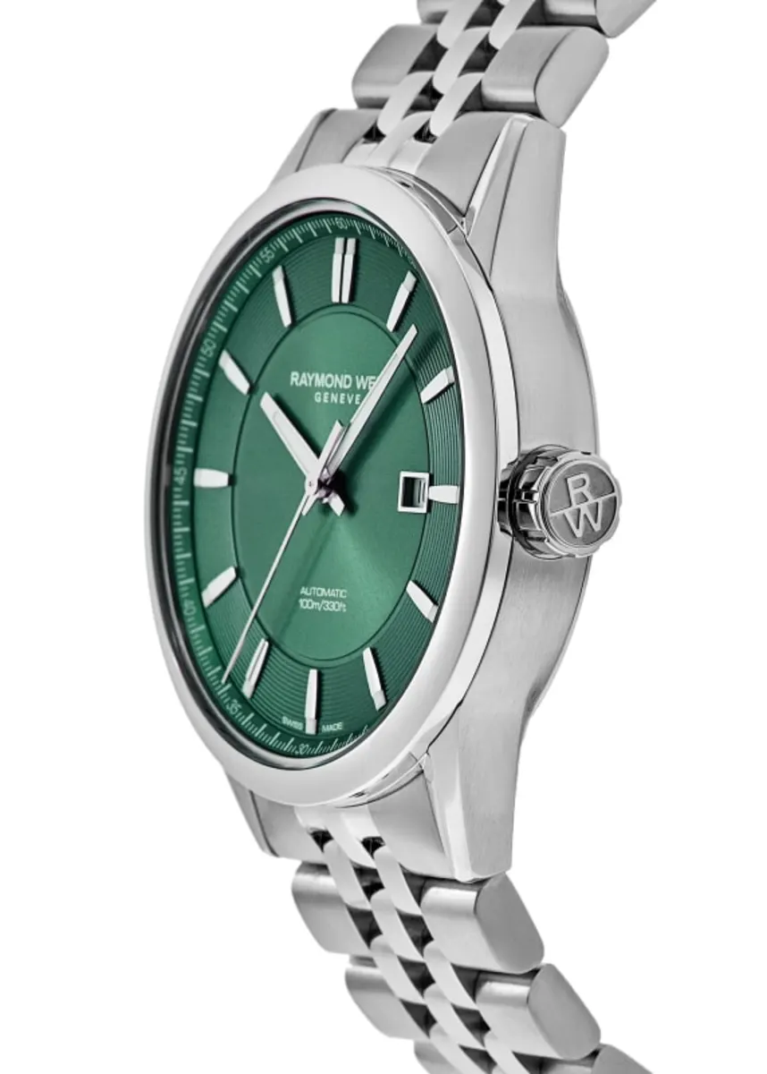 Freelancer Automatic Date Green Dial Steel Men's Watch 2731-ST-52001 - Image 3