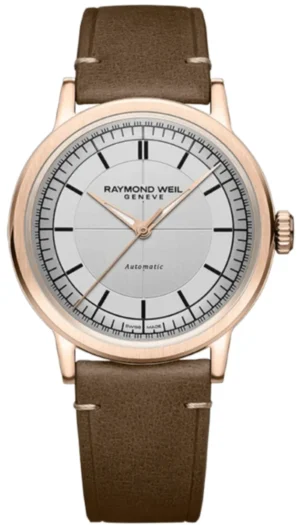 Millesime Automatic Silver Dial Leather Strap Men's Watch 2925-PC5-65001