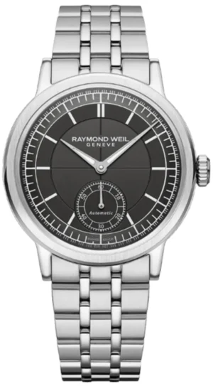 Millesime Automatic Black Dial Steel Men's Watch 2930-ST-60001