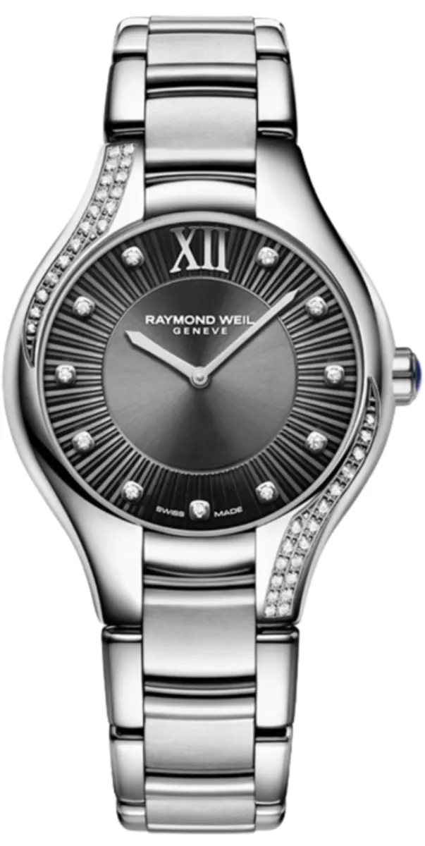 Noemia Grey Dial Diamond Steel Women's Watch 5132-S1S-60181