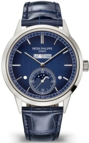 Grand Complications Blue Dial Leather Strap Men's Watch 5236P-001