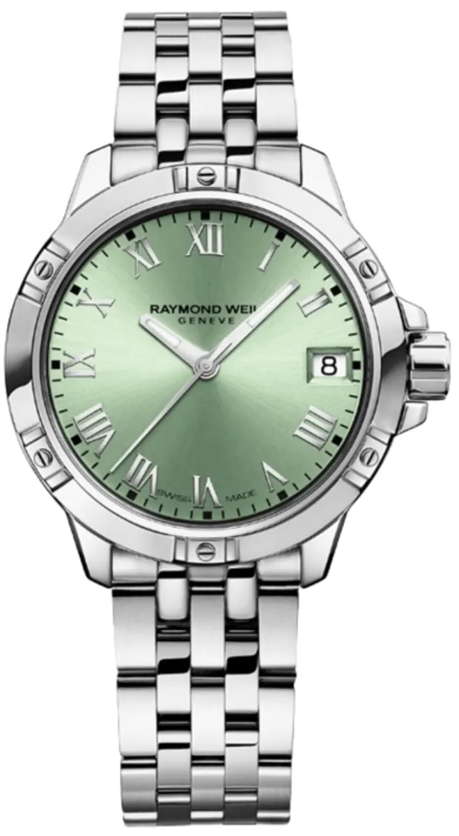 Tango Classic Green Dial Steel Women's Watch 5960-ST-00520