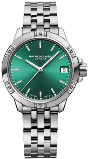 Tango Classic Green Dial Steel Women's Watch 5960-ST-52051