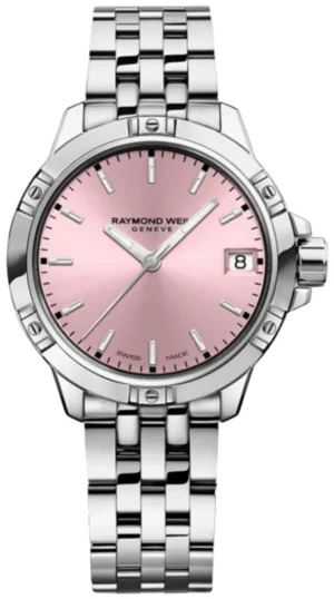 Tango Classic Pink Dial Steel Women's Watch 5960-ST-80001