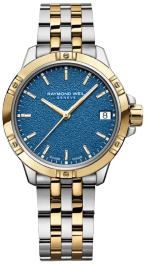 Tango Classic Blue Dial Two-Tone Steel Women's Watch 5960-STP-50061