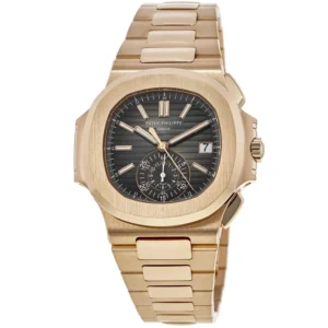 Nautilus Chronograph Date Rose Gold Men's Watch 5980/1R-001