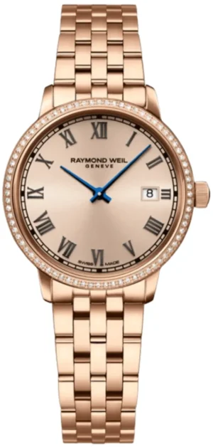 Toccata 29mm Rose Dial Diamond Bezel PVD Steel Women's Watch 5985-P5S-00859
