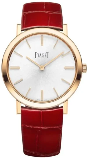 Altiplano Automatic Origin Silver Dial 18K Rose Gold Leather Strap Women's Watch G0A45405