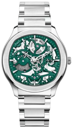 Polo Skeleton Automatic Green Dial Steel Men's Watch G0A47008