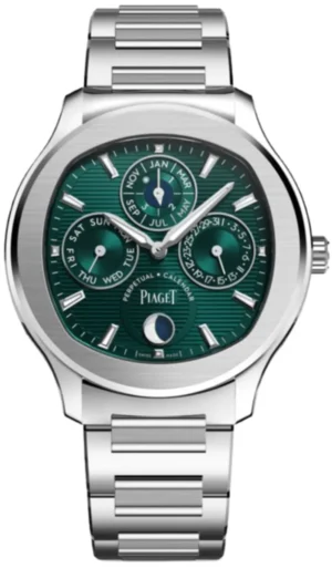 Polo Chronograph Perpetual Calendar Automatic Green Dial Steel Men's Watch G0A48005