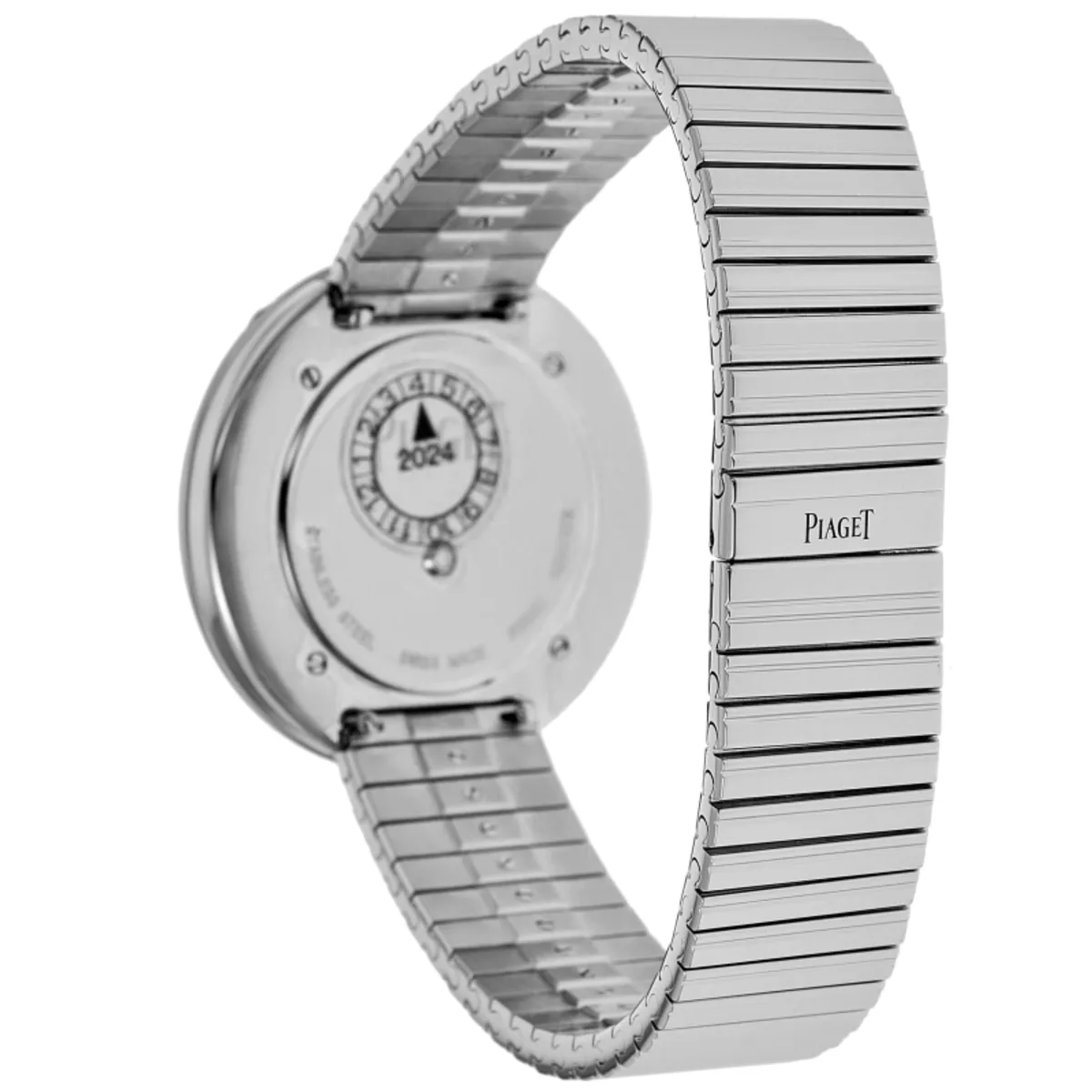 Possession Silver Dial Custom Double Row Diamond Bezel Steel Women's Watch G0A48390-CD2 - Image 4