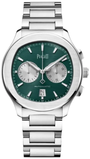 Polo Chronograph Automatic Green Dial Steel Men's Watch G0A49024