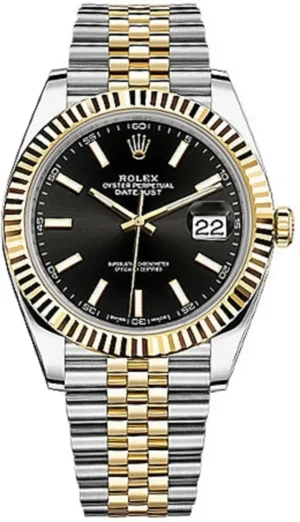 Datejust 41 Black Dial Men's Watch M126333-0014