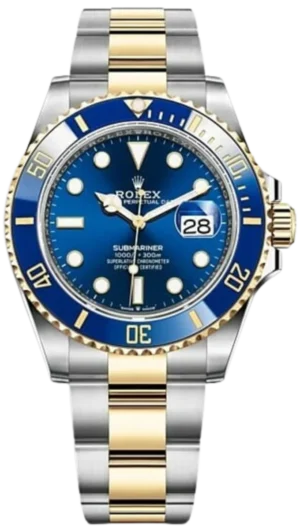 Submariner Date Blue Dial Steel and Yellow Gold Men's Watch M126613LB-0002
