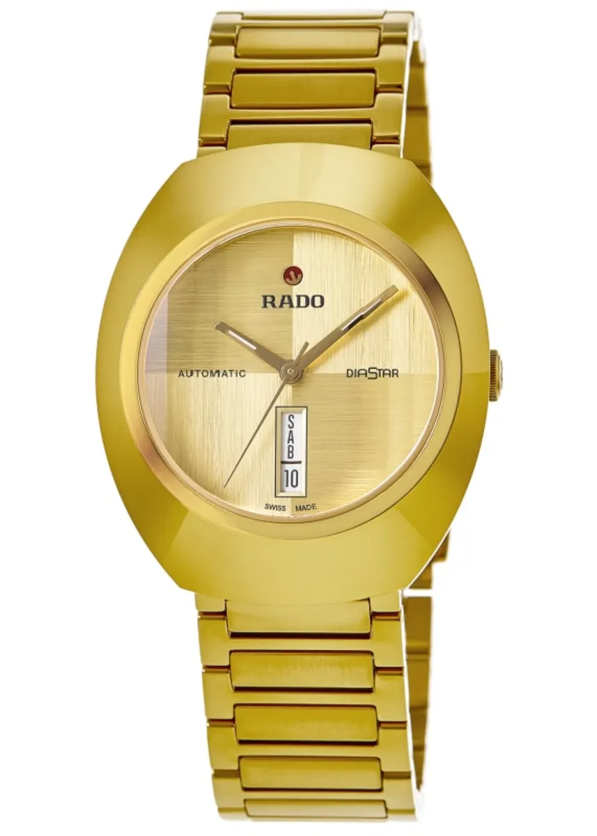 Original Automatic DiaStar Yellow Gold Tone Dial PVD Steel Men's Watch R12161253