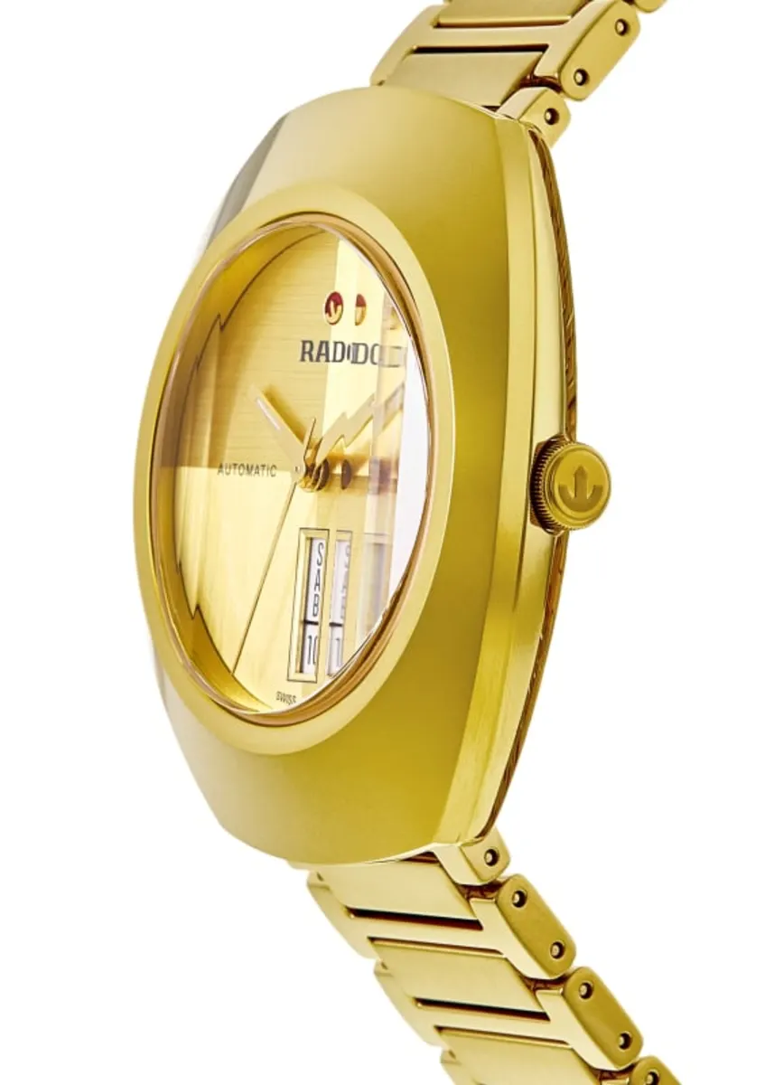 Original Automatic DiaStar Yellow Gold Tone Dial PVD Steel Men's Watch R12161253 - Image 3