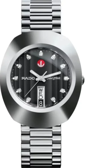 Original Automatic Black Diamond Dial Stainless Steel Men's Watch R12408613