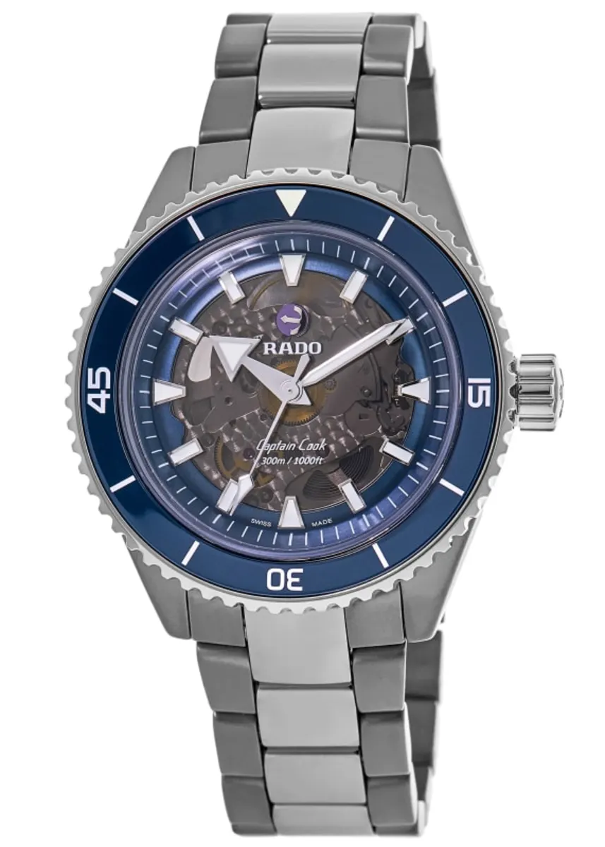 Captain Cook High-Tech Ceramic Blue Dial Men's Watch R32128202