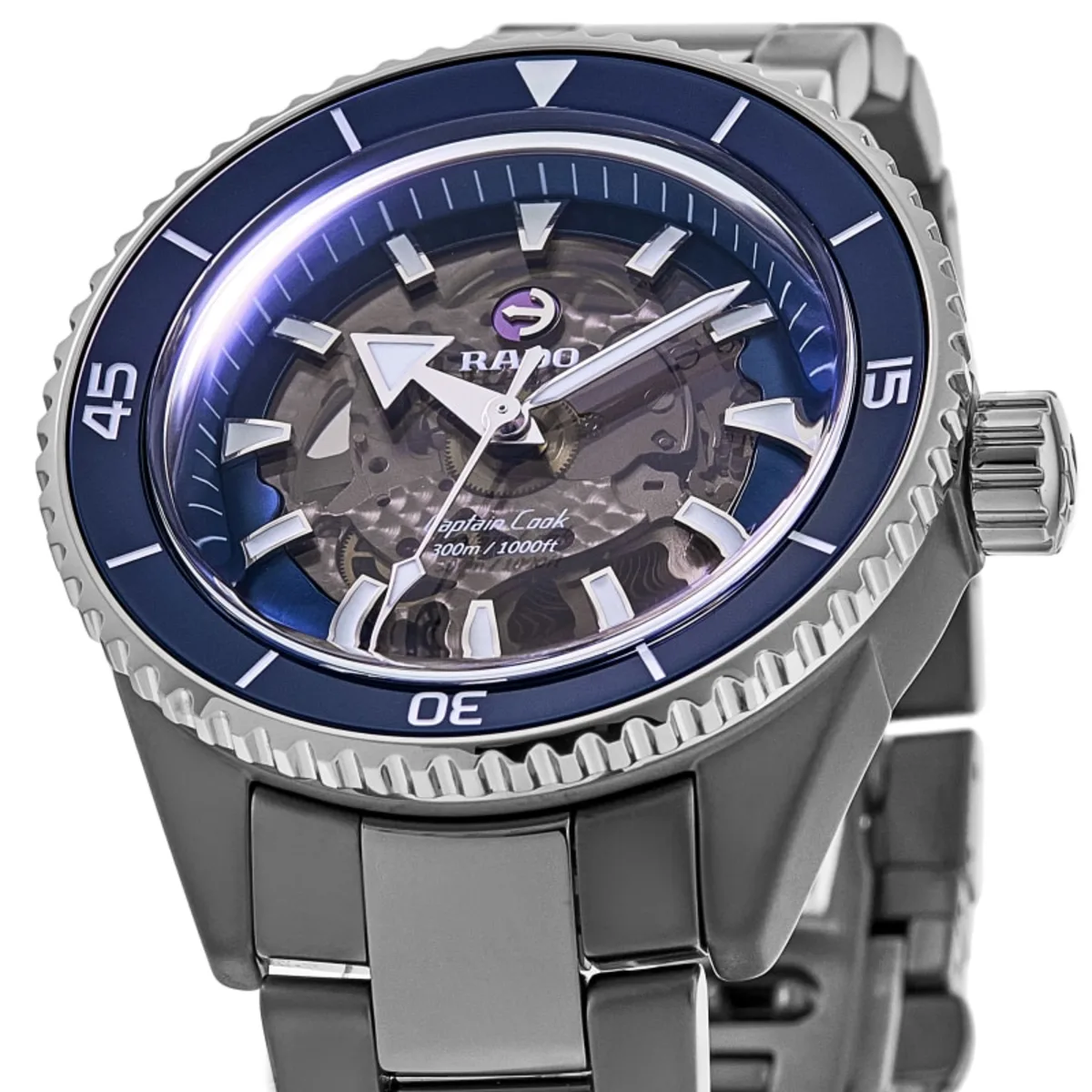 Captain Cook High-Tech Ceramic Blue Dial Men's Watch R32128202 - Image 2