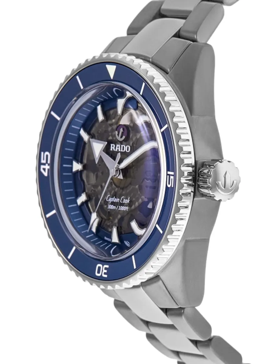Captain Cook High-Tech Ceramic Blue Dial Men's Watch R32128202 - Image 3