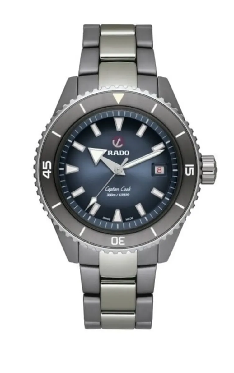 Captain Cook High-Tech Ceramic Diver Automatic Blue Dial Men's Watch R32144202