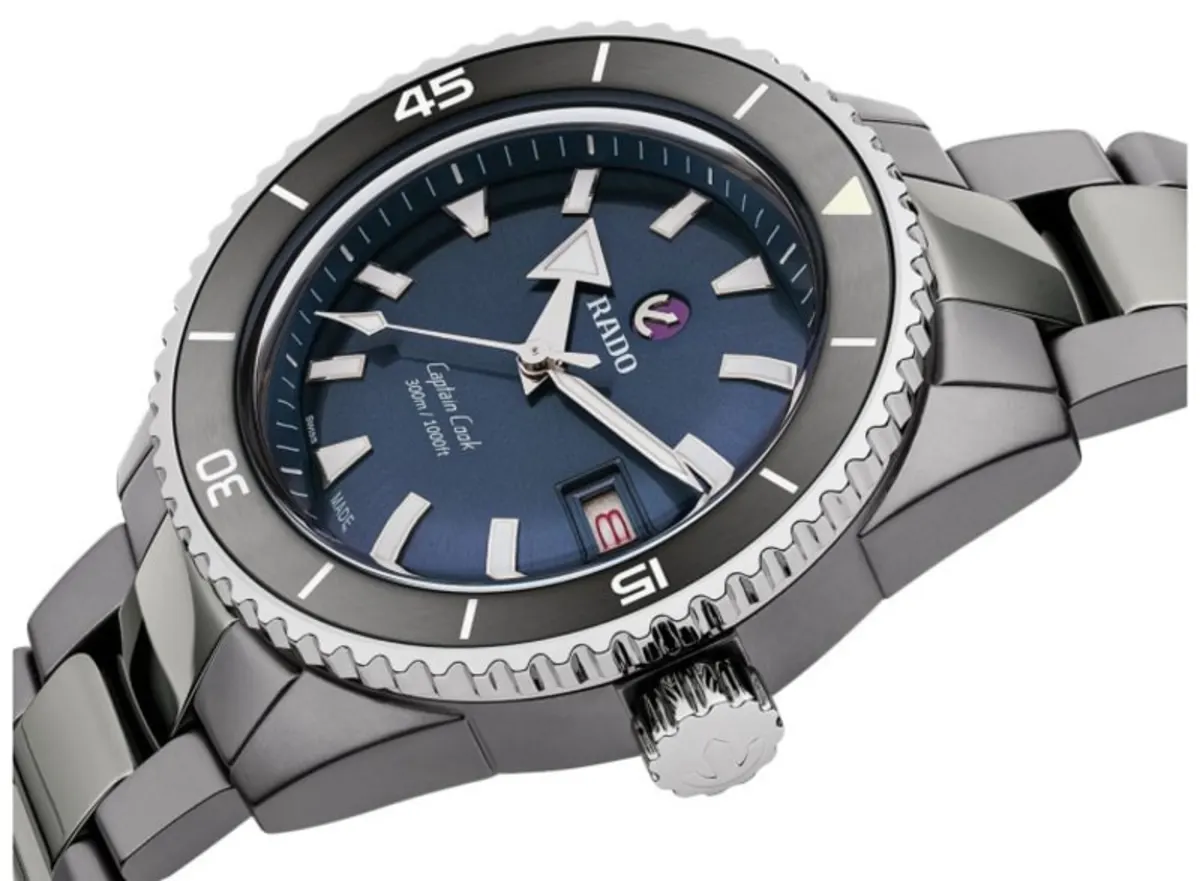 Captain Cook High-Tech Ceramic Diver Automatic Blue Dial Men's Watch R32144202 - Image 2
