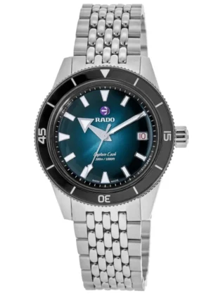 Captain Cook Automatic Steel Turquoise Gradient Dial Men's Watch R32223213