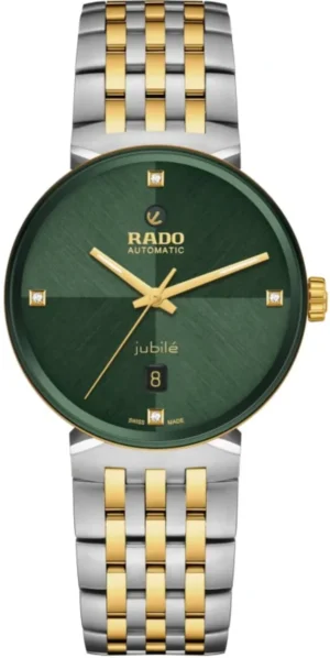 Florence Automatic Green Diamond Dial Two-Tone Steel Men's Watch R48903723