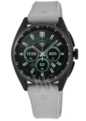 Connected Calibre E4 - 42mm Special Golf Edition Digital Black Dial Rubber Strap with Additional Straps and Balls Men's Watch SBR8080.EB0284