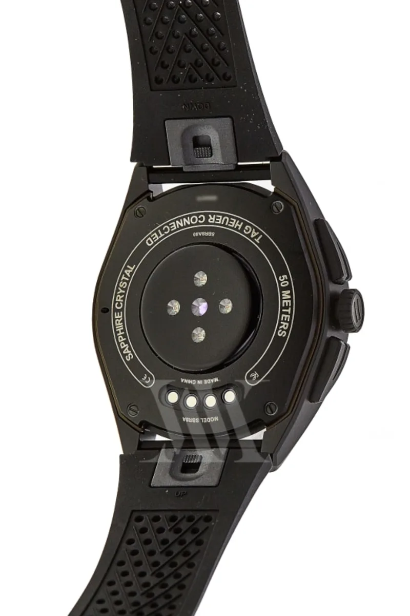 Connected Calibre E4 - 45mm Digital Dial Black Rubber Strap Men's Watch SBR8A80.BT6261 - Image 3