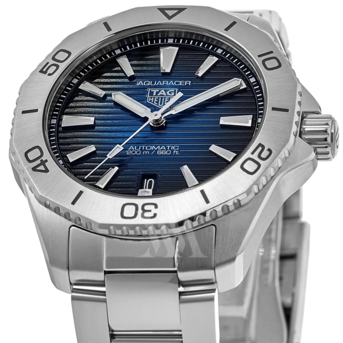 Aquaracer Professional 200 Date Automatic Blue Dial Steel Men's Watch WBP2111.BA0627 - Image 2
