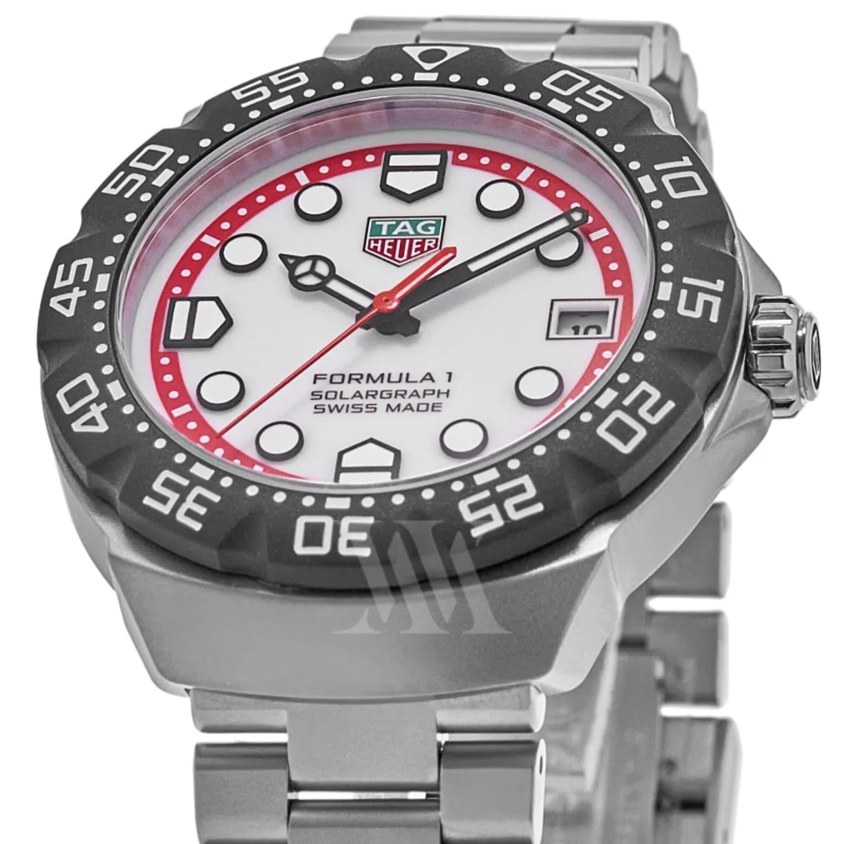 Formula 1 Solargraph White Dial Stainless Steel Men's Watch WBY1111.BA0042 - Image 2