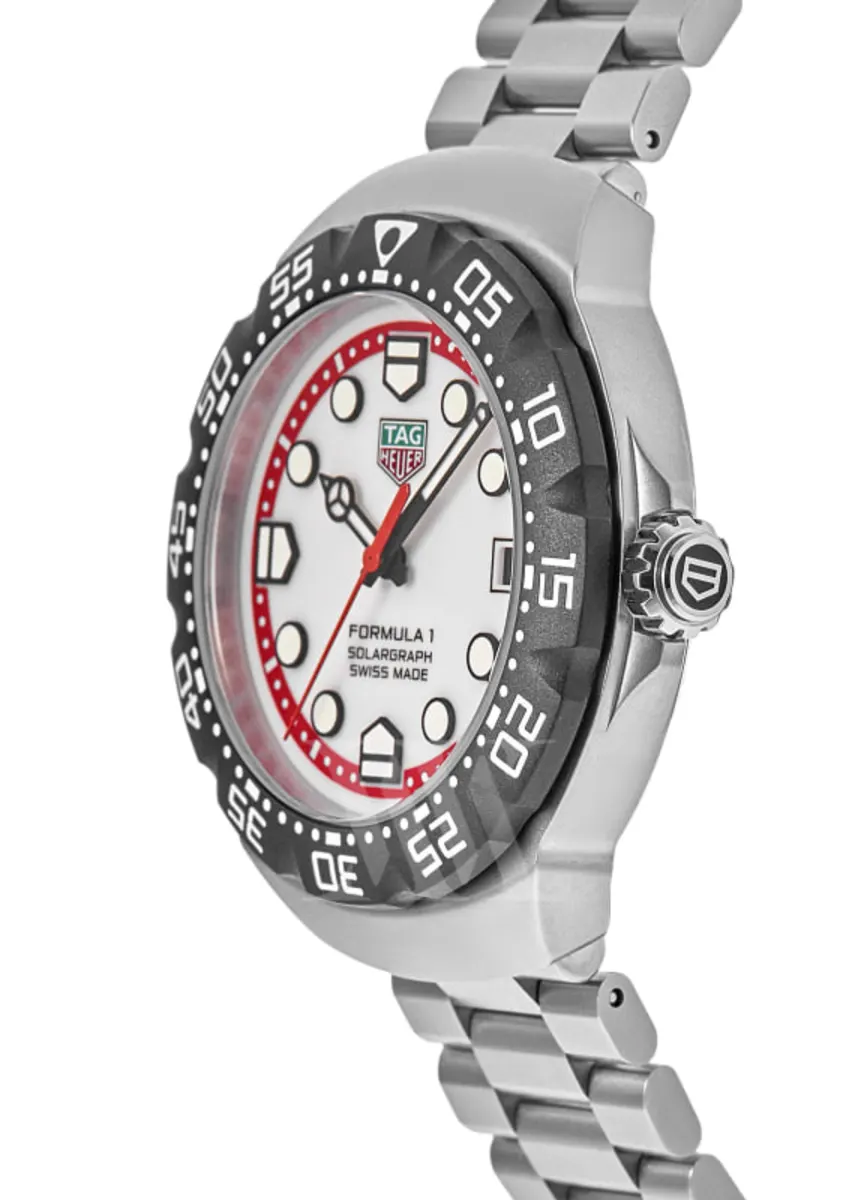 Formula 1 Solargraph White Dial Stainless Steel Men's Watch WBY1111.BA0042 - Image 3