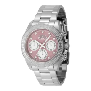 Invicta Elite Diamond 0.71 Carat Diamond Unisex Watch w/ Mother of Pearl Dial - 38mm. Steel (48756)
