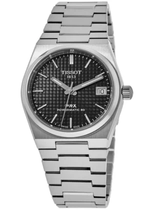 PRX Powermatic 80 35mm Black Dial Steel Unisex Watch T137.207.11.051.00