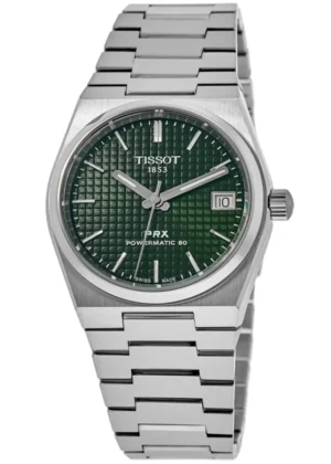 PRX Powermatic 80 35mm Automatic Green Dial Steel Unisex Watch T137.207.11.091.00