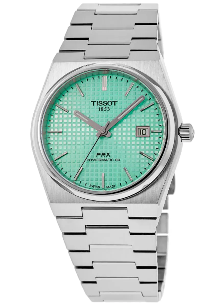 PRX Powermatic 80 Automatic Green Dial Steel Women's Watch T137.207.11.091.01