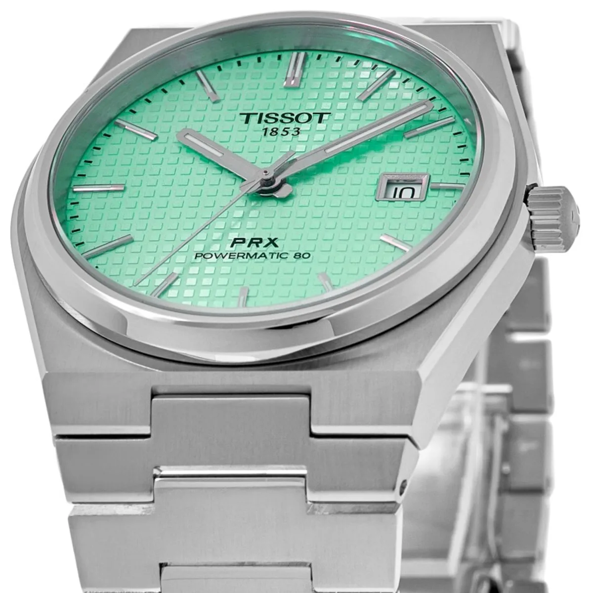 PRX Powermatic 80 Automatic Green Dial Steel Women's Watch T137.207.11.091.01 - Image 2