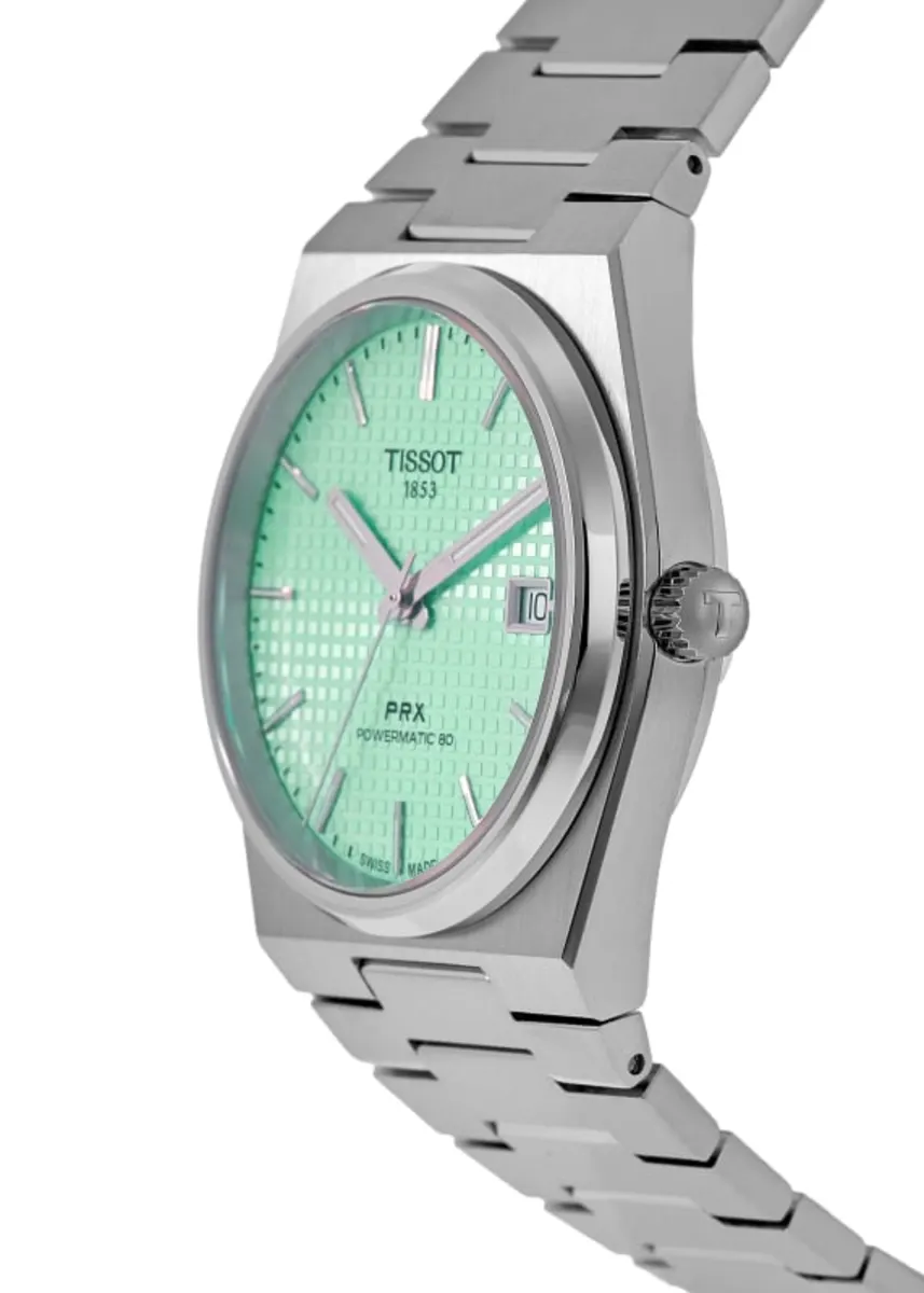 PRX Powermatic 80 Automatic Green Dial Steel Women's Watch T137.207.11.091.01 - Image 3