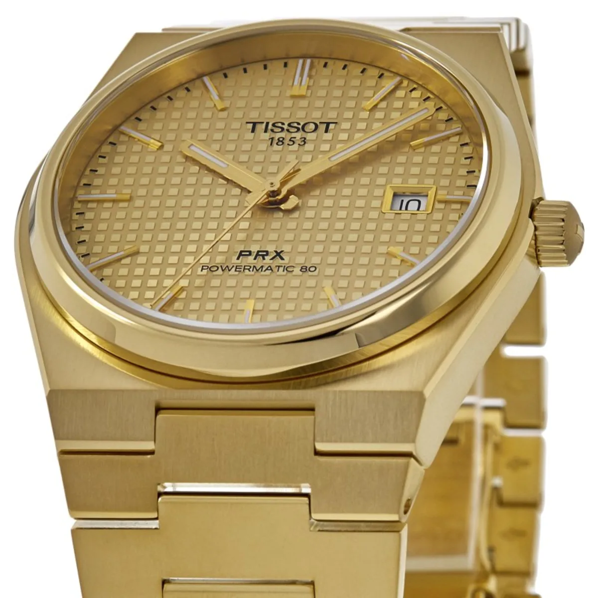 PRX Powermatic 80 Automatic Champagne Dial Yellow Gold PVD Steel Men's Watch T137.407.33.021.00 - Image 2