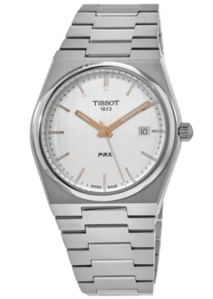PRX Quartz Silver Dial Stainless Steel Men's Watch T137.410.11.031.00