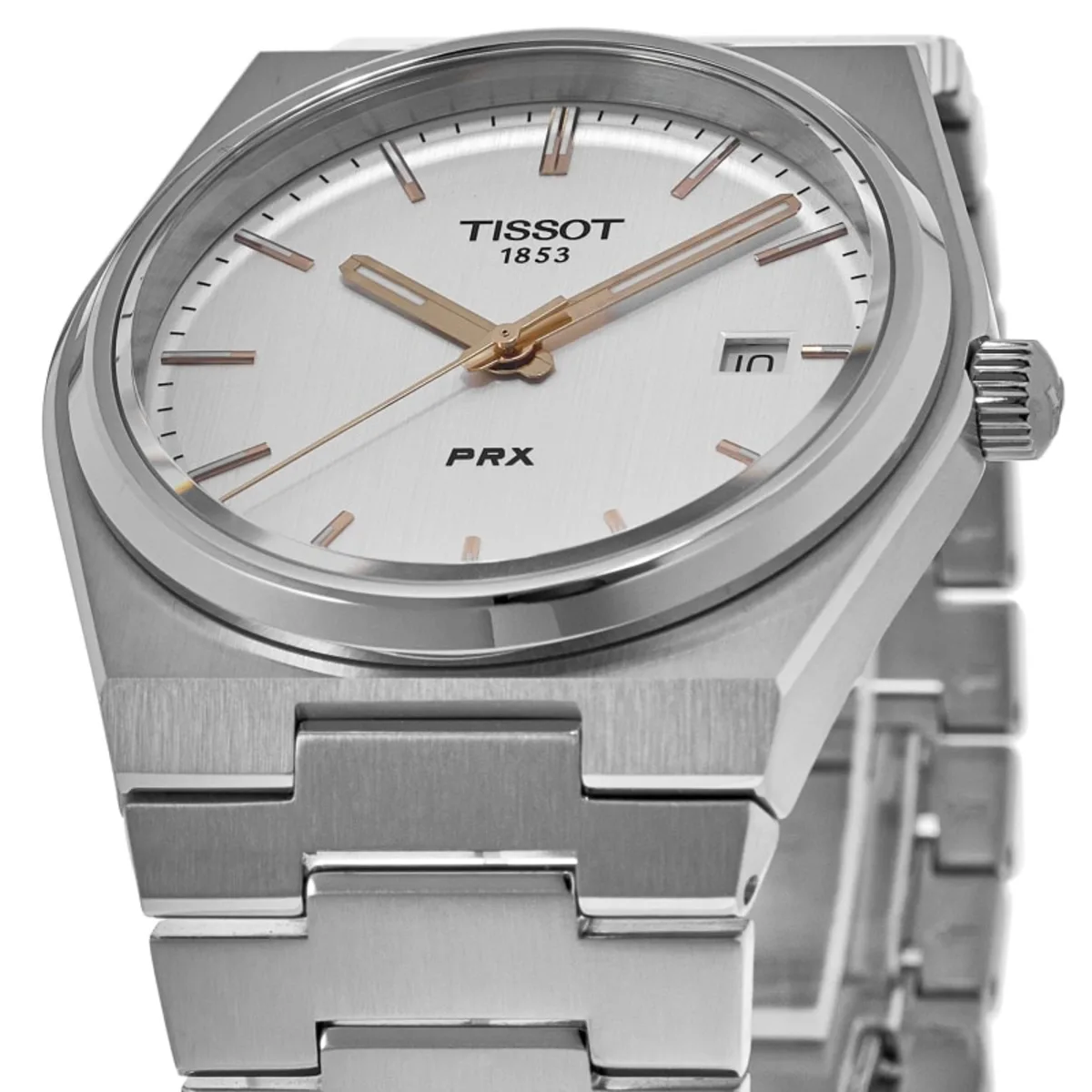 PRX Quartz Silver Dial Stainless Steel Men's Watch T137.410.11.031.00 - Image 2