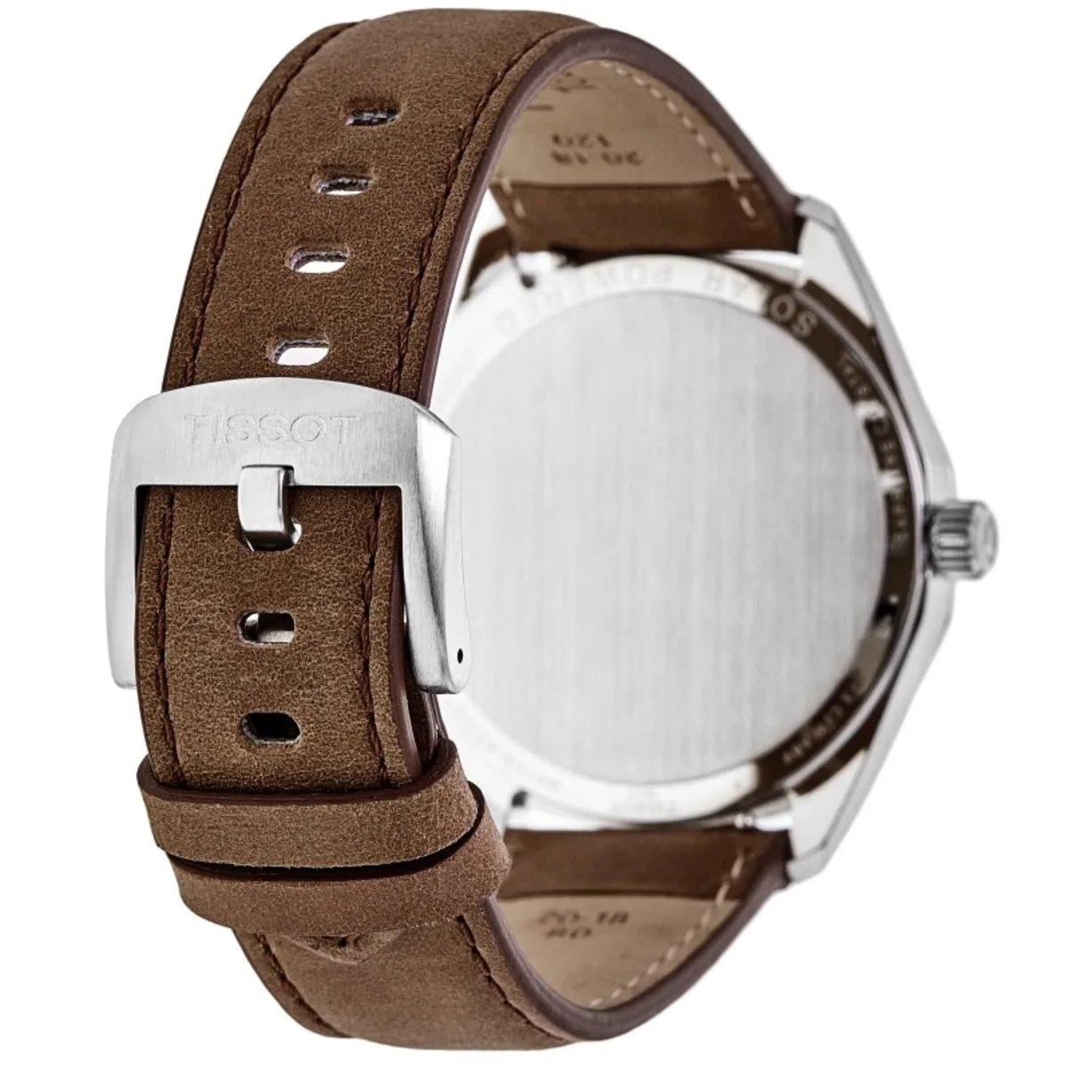 PRC100 Silver Dial Leather Strap Men's Watch T151.422.16.031.00 - Image 4