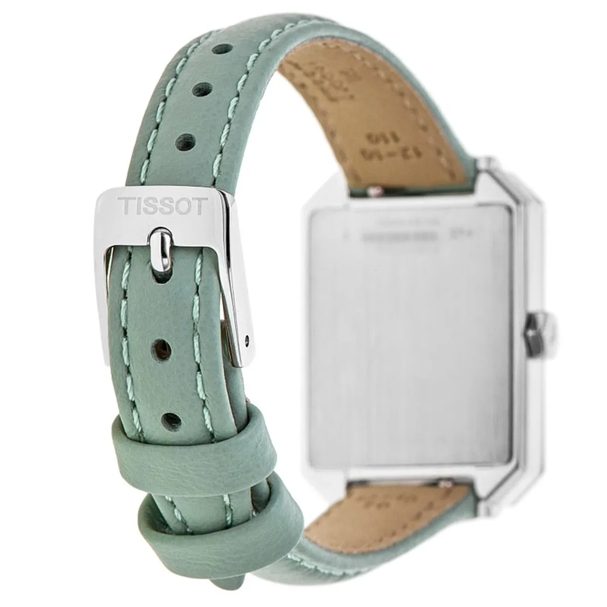 SRV 30mm Green Dial Leather Strap Women's Watch T160.110.16.093.00 - Image 4