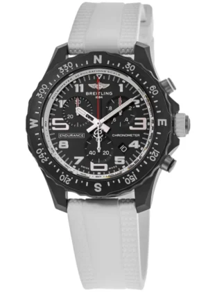 Endurance Pro 38 Chronograph Black Dial Rubber Strap Unisex Watch X83310A71B1S1