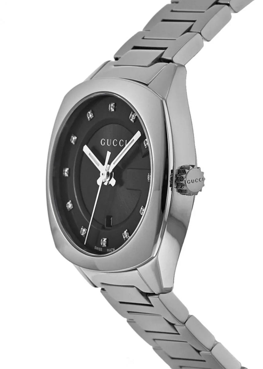 GG2570 Black Diamond Dial Stainless Steel Women's Watch YA142503 - Image 2